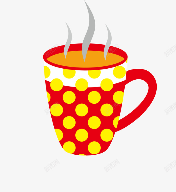 卡通冒着香气的咖啡png免抠素材_新图网 https://ixintu.com 卡通杯子 可爱 咖啡 咖啡杯 咖啡烟 咖啡香气 手绘 杯子 热气 饮料 香气