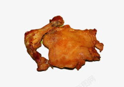 红色烤鸡小鸡腿秘制美味烤鸡排高清图片