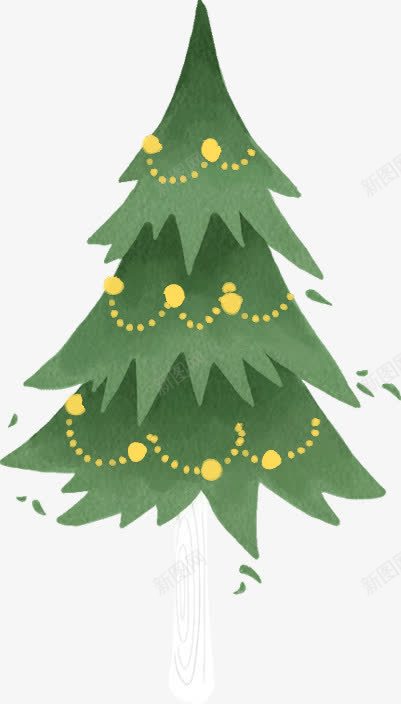 创意卡通绿色的圣诞树png免抠素材_新图网 https://ixintu.com 创意 卡通 圣诞树 绿色