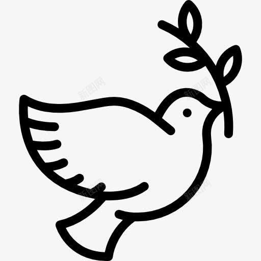 鸽子图标png_新图网 https://ixintu.com 动物 鸟 鸽子 鸽子的和平
