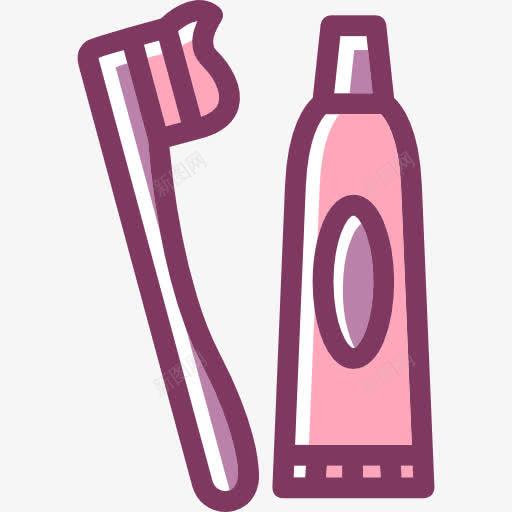 Toothbrush图标png_新图网 https://ixintu.com 保健牙刷 卫生 牙膏