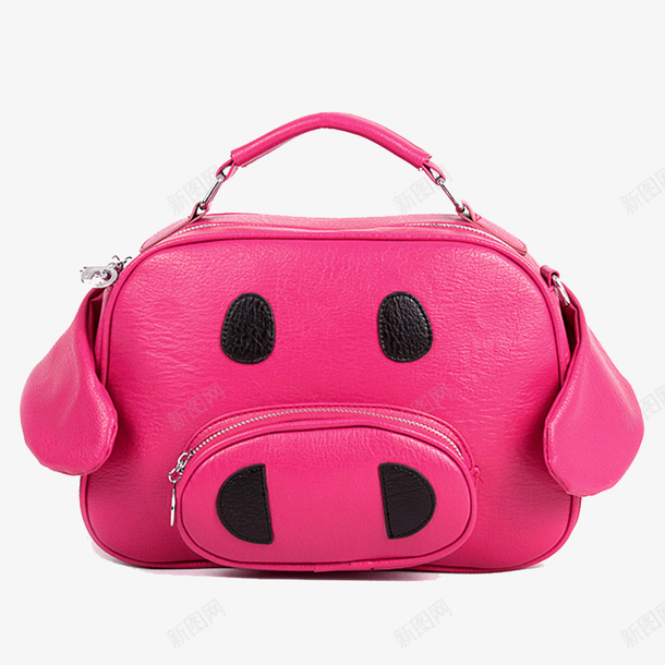 猪猪很可爱png免抠素材_新图网 https://ixintu.com 包包 时尚 粉色 装饰