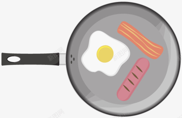 早餐和煎锅NiceThingsicons图标图标