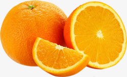 橙子切片营养素材