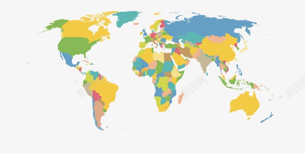 世界地图png免抠素材_新图网 https://ixintu.com 世界地图 世界地图素材 世界地图轮廓 矢量世界地图 高清世界地图