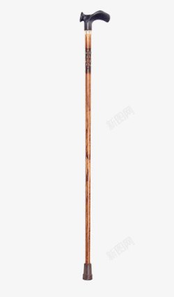 拐杖PNG图木制拐杖实物高清图片