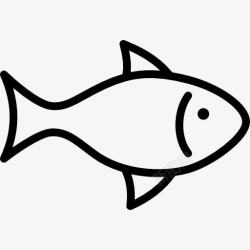 海上动物鱼图标高清图片