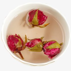 月季花茶一杯月季花茶高清图片