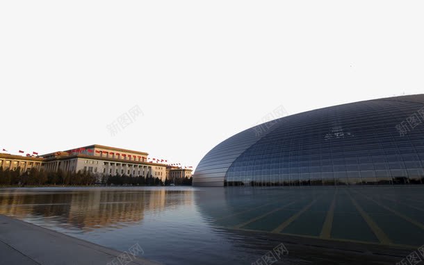 北京国家大剧院六png免抠素材_新图网 https://ixintu.com 名胜古迹 旅游风景 著名建筑