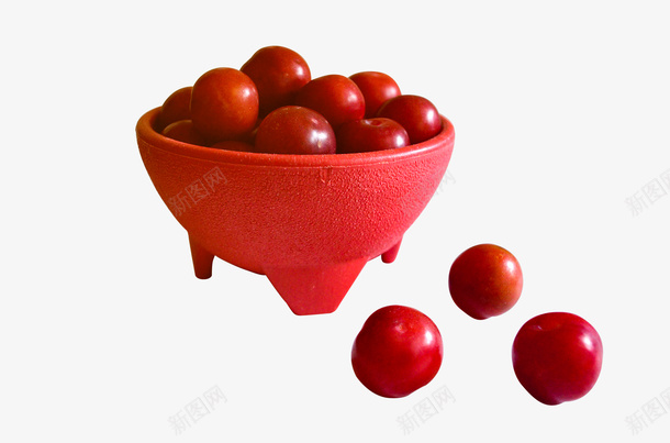 番茄红红的水果png免抠素材_新图网 https://ixintu.com 圣女果 水果 番茄 鲜果