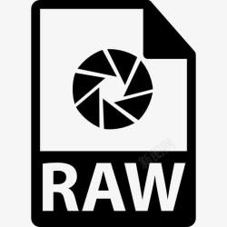 RAW格式原文件格式符号图标高清图片