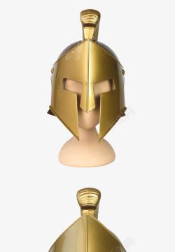 金色头盔金色金属勇士头盔高清图片