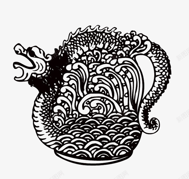 中国风龙图案05png免抠素材_新图网 https://ixintu.com 中国风 图案 纹样 龙