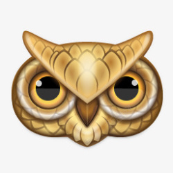 OWL猫头鹰图标高清图片