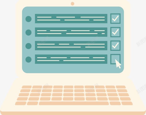 手提电脑清单矢量图eps免抠素材_新图网 https://ixintu.com 任务列表 任务清单 手提电脑 清单 矢量素材 矢量图