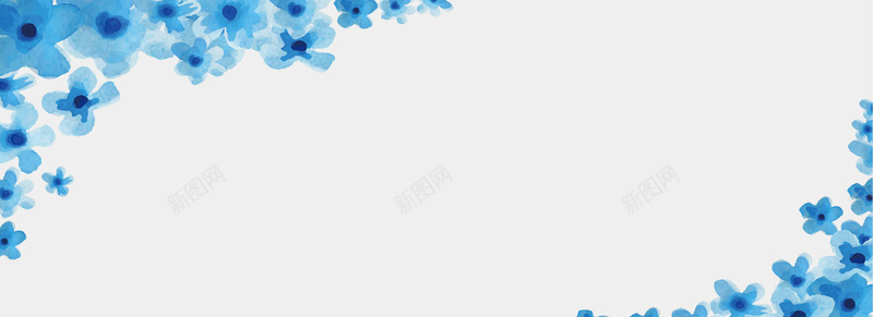 蓝色水彩花纹背景矢量图ai设计背景_新图网 https://ixintu.com 水彩 纹理 背景 花纹 蓝色 质感 矢量图