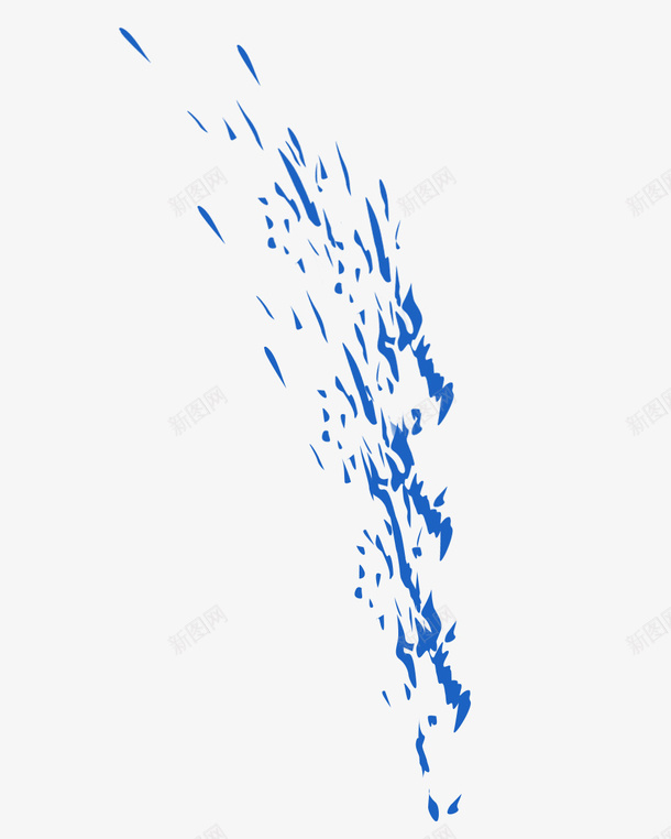 蓝色散点装饰png免抠素材_新图网 https://ixintu.com 散点素材 背景素材 装饰素材 设计素材