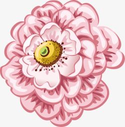 手绘粉色花卉欧式背景素材