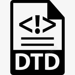 DTDDTD文件格式扩展图标高清图片