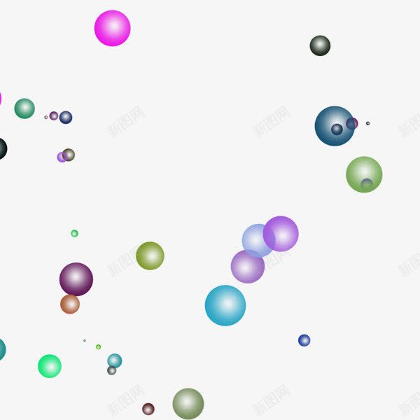 彩色气球png免抠素材_新图网 https://ixintu.com 圆弧 实用 泡泡 矩形