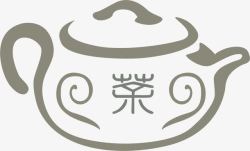 茶字茶壶素材