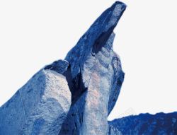尖锐岩石蓝色尖锐岩石团队高清图片