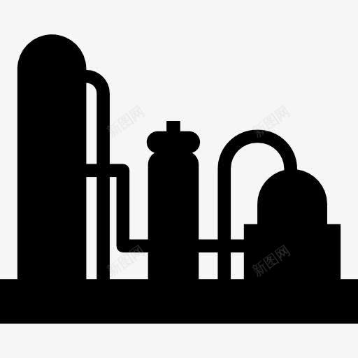 炼油厂图标png_新图网 https://ixintu.com 燃料 石油 能源 运输