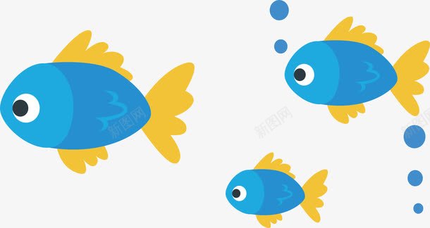 深海鱼类png免抠素材_新图网 https://ixintu.com 动物 卡通 水下 深海鱼类 游泳