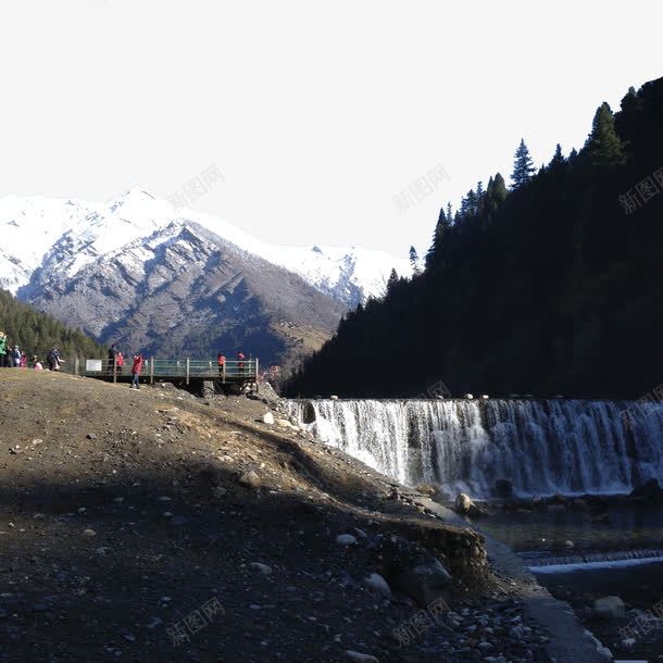 达古冰川风景png免抠素材_新图网 https://ixintu.com 四川达古冰川 旅游景区 著名景点 达古冰川风景