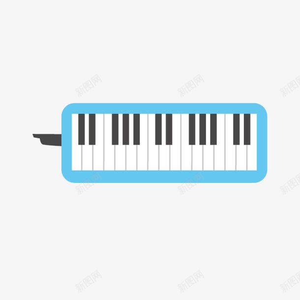 卡通电子琴png免抠素材_新图网 https://ixintu.com 卡通乐器 卡通琴 电子琴 电子琴乐器