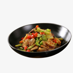 黑色碗干锅鸭食品餐饮素材