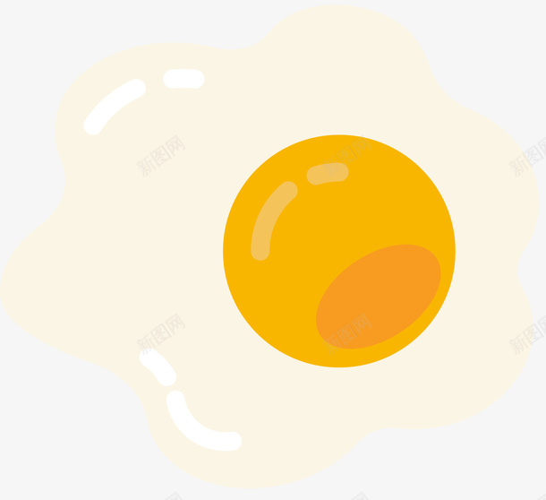 一个鸡蛋矢量图eps免抠素材_新图网 https://ixintu.com 一个鸡蛋 吃鸡蛋 矢量鸡蛋 营养 蛋白质 鸡蛋 鸡蛋黄 矢量图