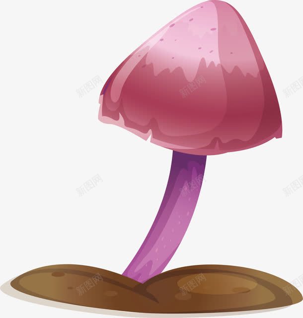 一个蘑菇png免抠素材_新图网 https://ixintu.com 吃的 菌菇 菌菇干货 菌菇拼盘 菌菇汤 蘑菇 野生菌菇