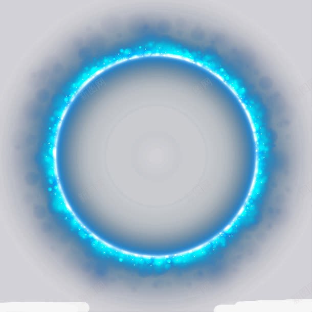 创意合成蓝色的光圈png免抠素材_新图网 https://ixintu.com 光圈 创意 合成 蓝色