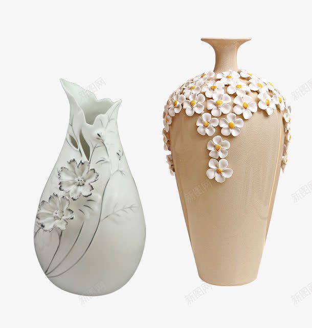美人瓶png免抠素材_新图网 https://ixintu.com 摆设 花瓶 装饰 陶瓷