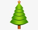 绿色圣诞树装饰图标png_新图网 https://ixintu.com 圣诞树 绿色 装饰