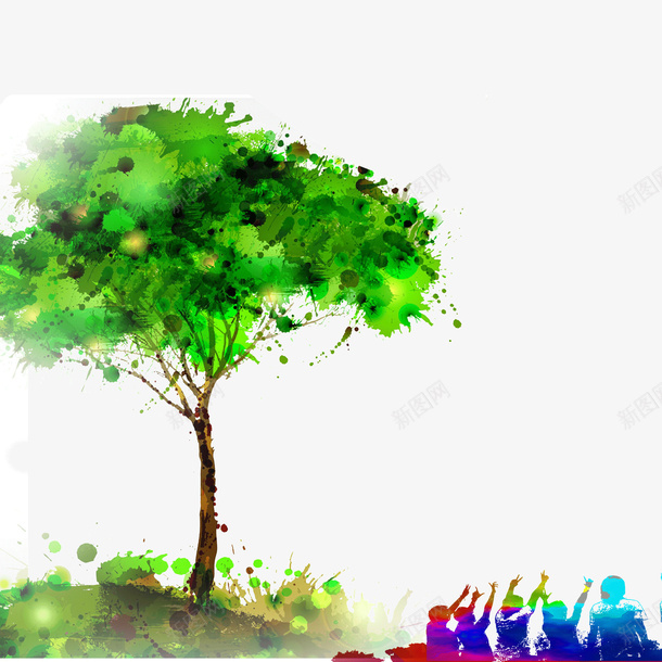 树木绿色树木写实背景元素psd免抠素材_新图网 https://ixintu.com 写实 树木 绿色树木 背景元素