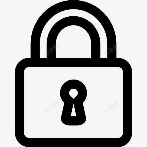 挂锁图标png_新图网 https://ixintu.com 保护隐私 安全 工具