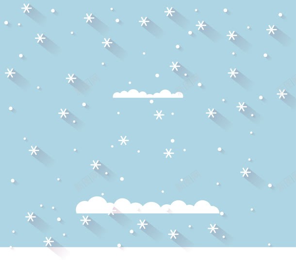 蓝色清新雪花圣诞装饰png免抠素材_新图网 https://ixintu.com 圣诞 清新 蓝色 装饰 雪花