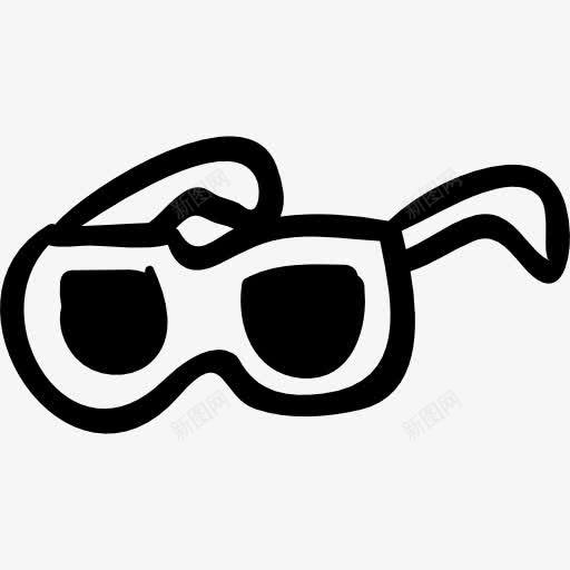太阳镜的手工工具图标png_新图网 https://ixintu.com 保护 太阳镜 工具 工具和用具 手工 眼睛 符号