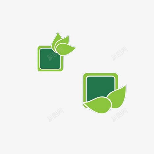 环保logopng免抠素材_新图网 https://ixintu.com logo 叶子 环保 绿色