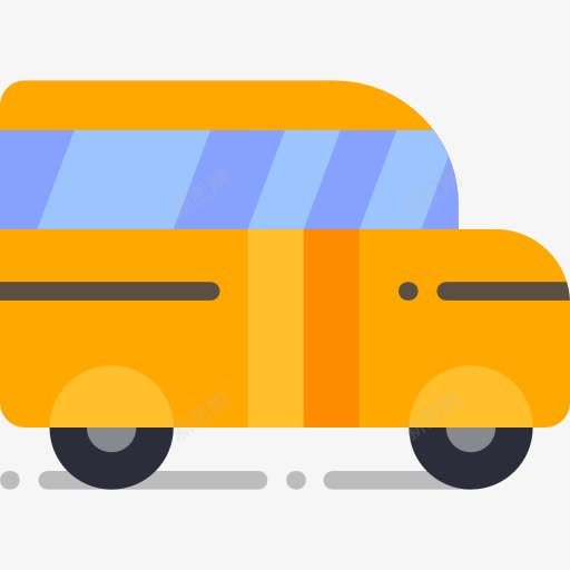 校车图标png_新图网 https://ixintu.com 公共交通 校车 汽车 车辆 运输