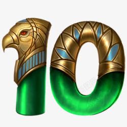 10埃及鹰头装饰素材