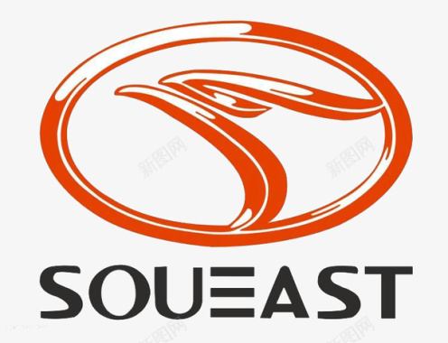 橙色东南汽车logo图标图标
