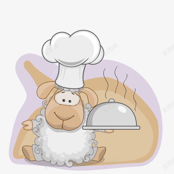 美味生活png免抠素材_新图网 https://ixintu.com 厨师 牧羊人 羊 食物 香气