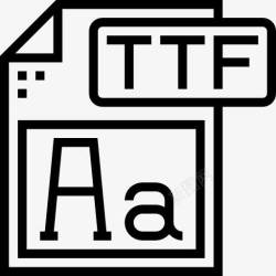 TTF扩展TTF图标高清图片