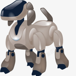 小狗机器人在自动自动机器自动机汪汪制动器图标高清图片