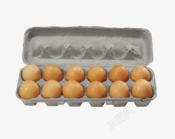 装满鸡蛋鸡蛋鸡蛋盒高清图片