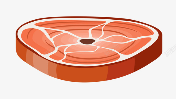 卡通肉排png免抠素材_新图网 https://ixintu.com 卡通 手绘 肉排 食物