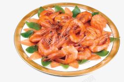 绉戞妧锲剧墖盘子里的海虾高清图片
